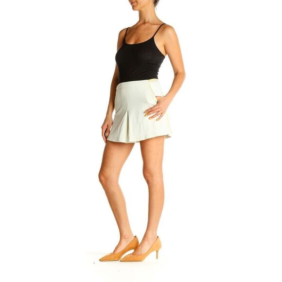 VTG 90 2000s y2k PRADA Skirt Tennis Golf Activewear Mini Pleated Logo Fitness - Picture 3 of 16